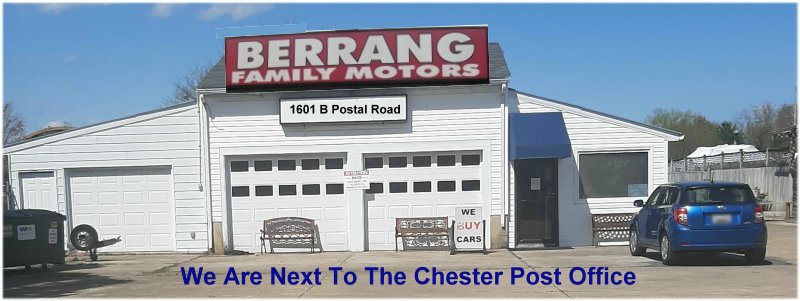 Berrang Family Motors- 1601 B Postal Road - Chester, MD - We sell top quality, hand picked used cars, used vans and used trucks eastern shore md.